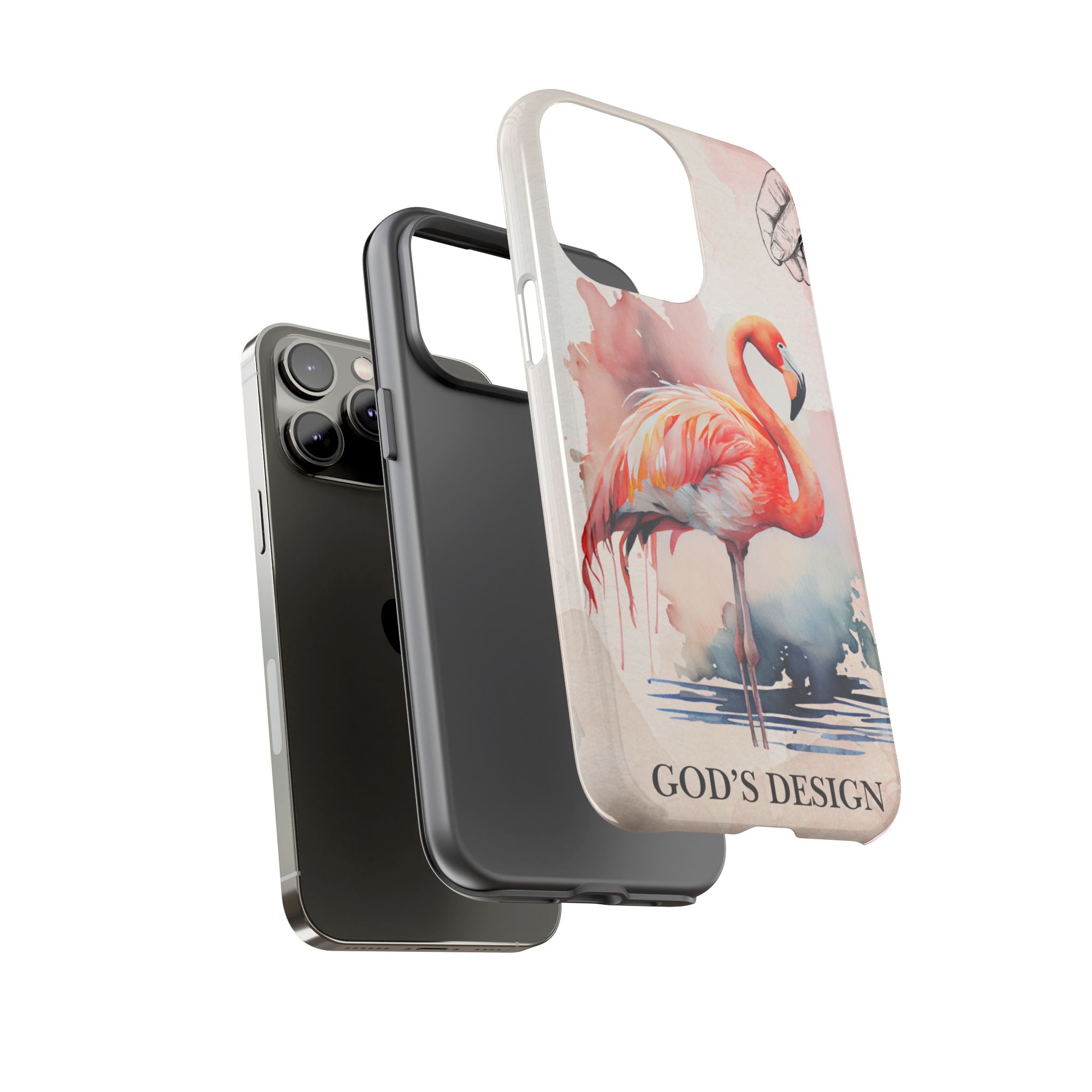 God’s Design Pink Flamingo Case