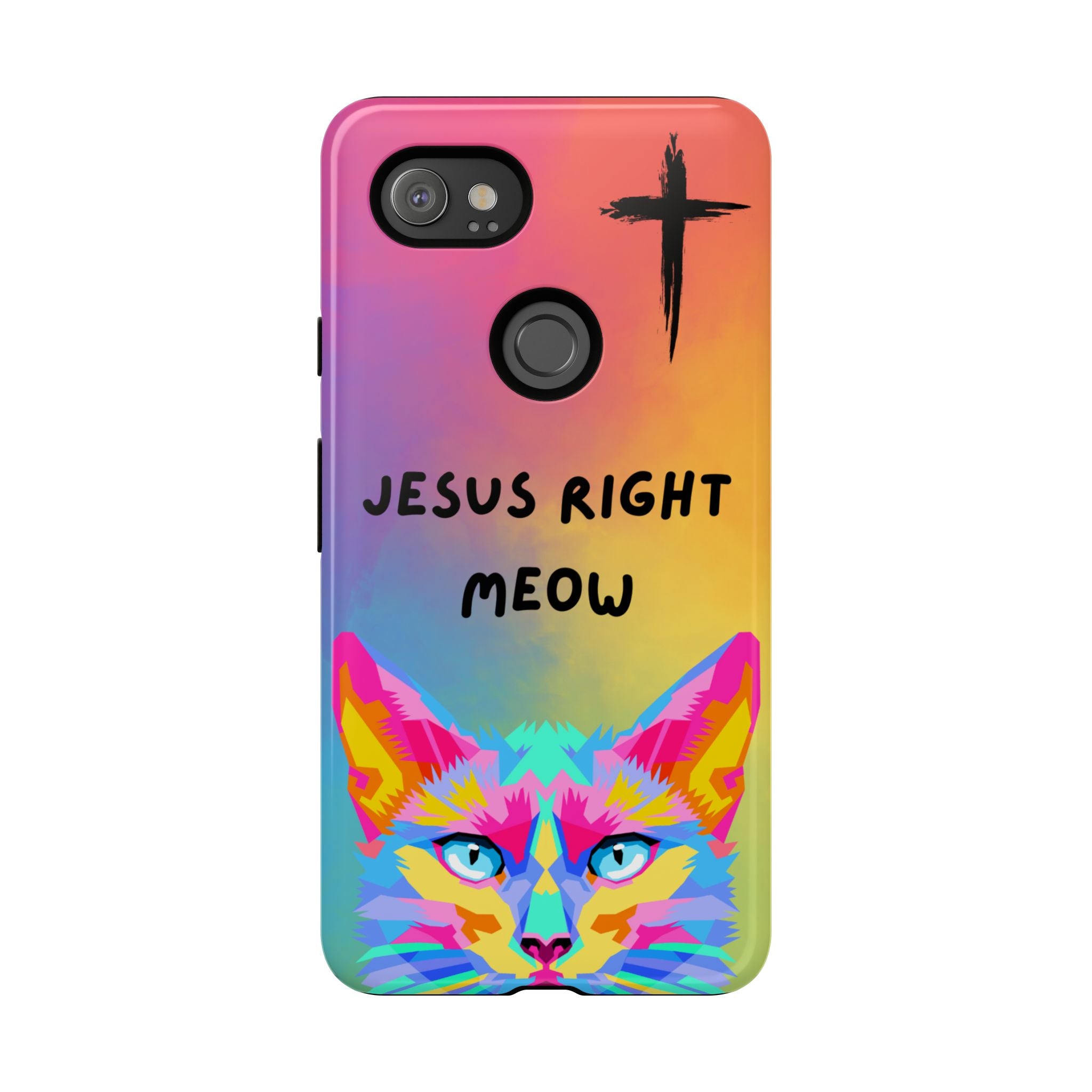 Jesus Right Meow Non MagSafe Phone Case