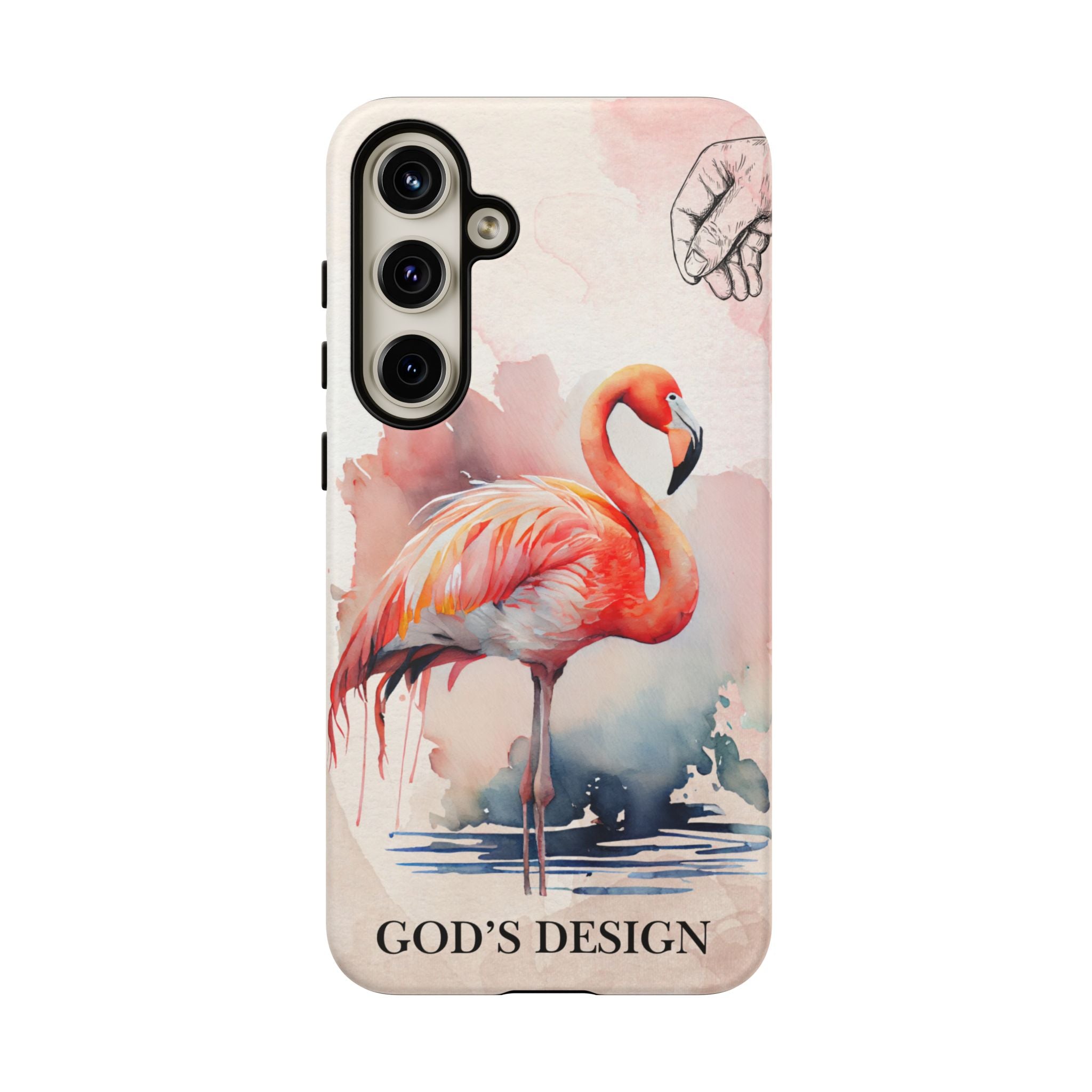 God’s Design Pink Flamingo Case