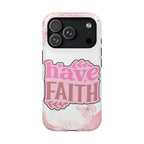 Have Faith Pink Butterfly Phone Case
