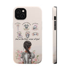 Armor of God (Dark haired woman) phone case