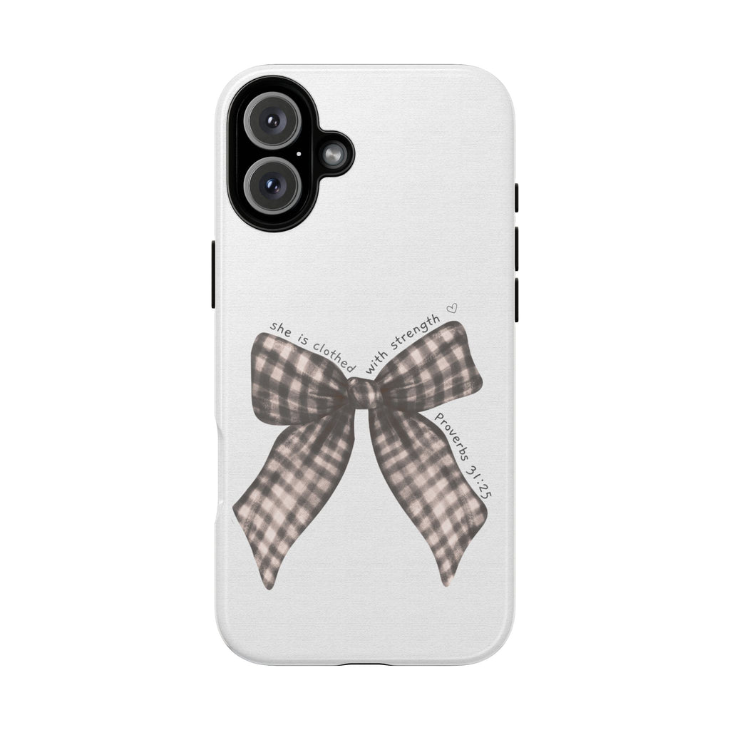 Proverbs 31 Rustic Bow Non MagSafe Phone Case