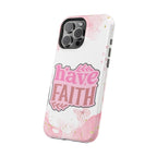 Have Faith Pink Butterfly Phone Case