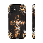 Faith Leopard Cross Non MagSafe Phone Case