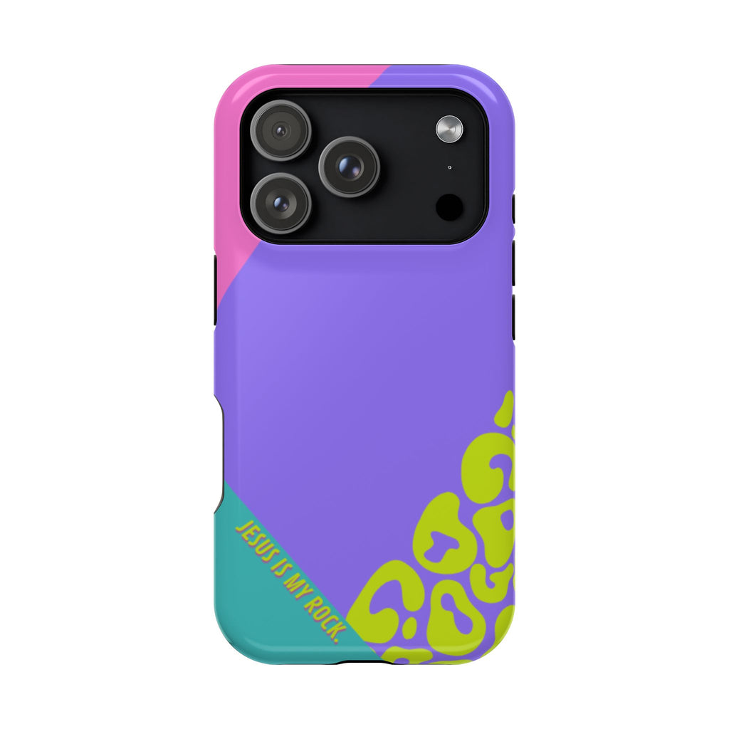 Jesus Is My Rock 90's Design Phone Case