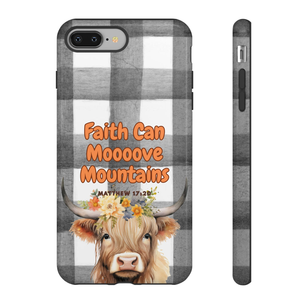Faith Can Mooooove Mountains Phone Case