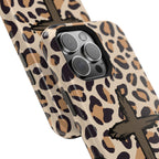 Rugged Cross Leopard Phone case