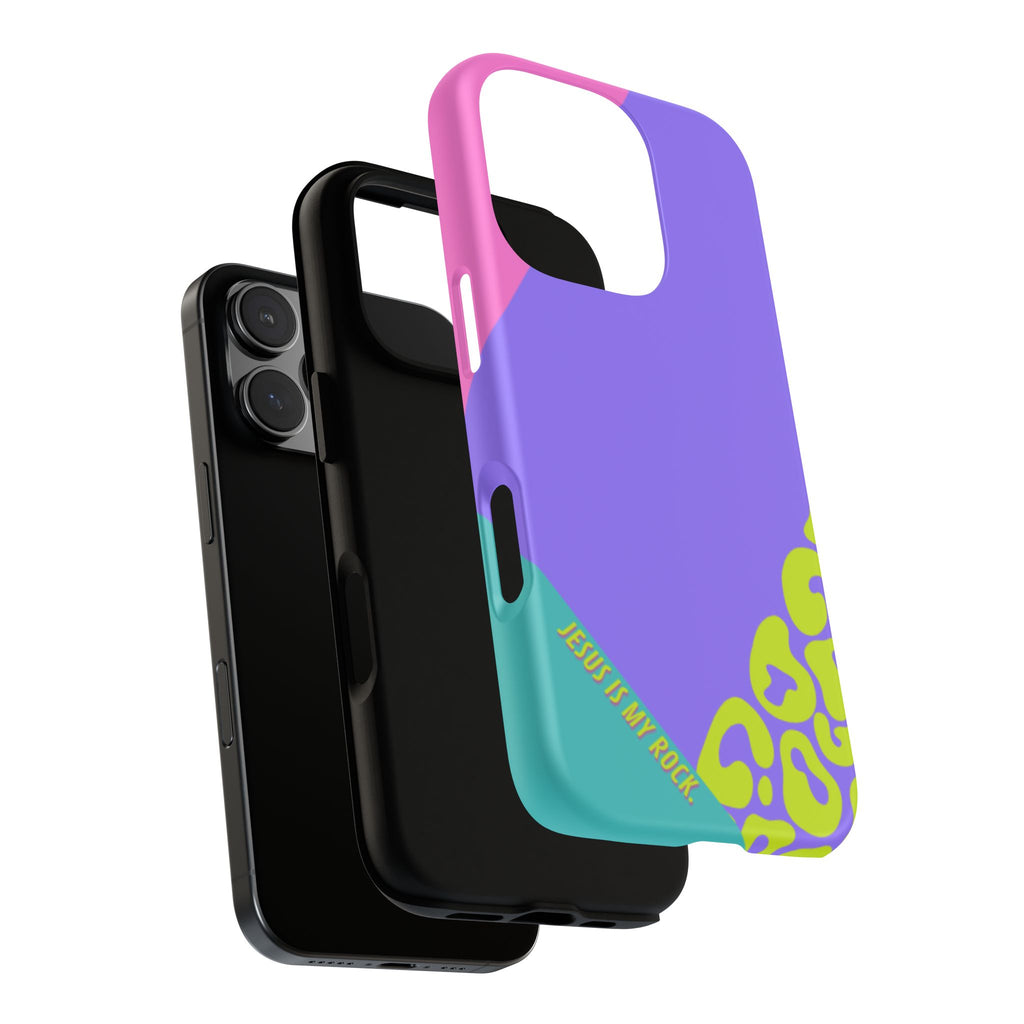 Jesus is My Rock 90's Themed Phone Case