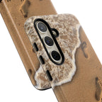 Footprints in the sand phone case