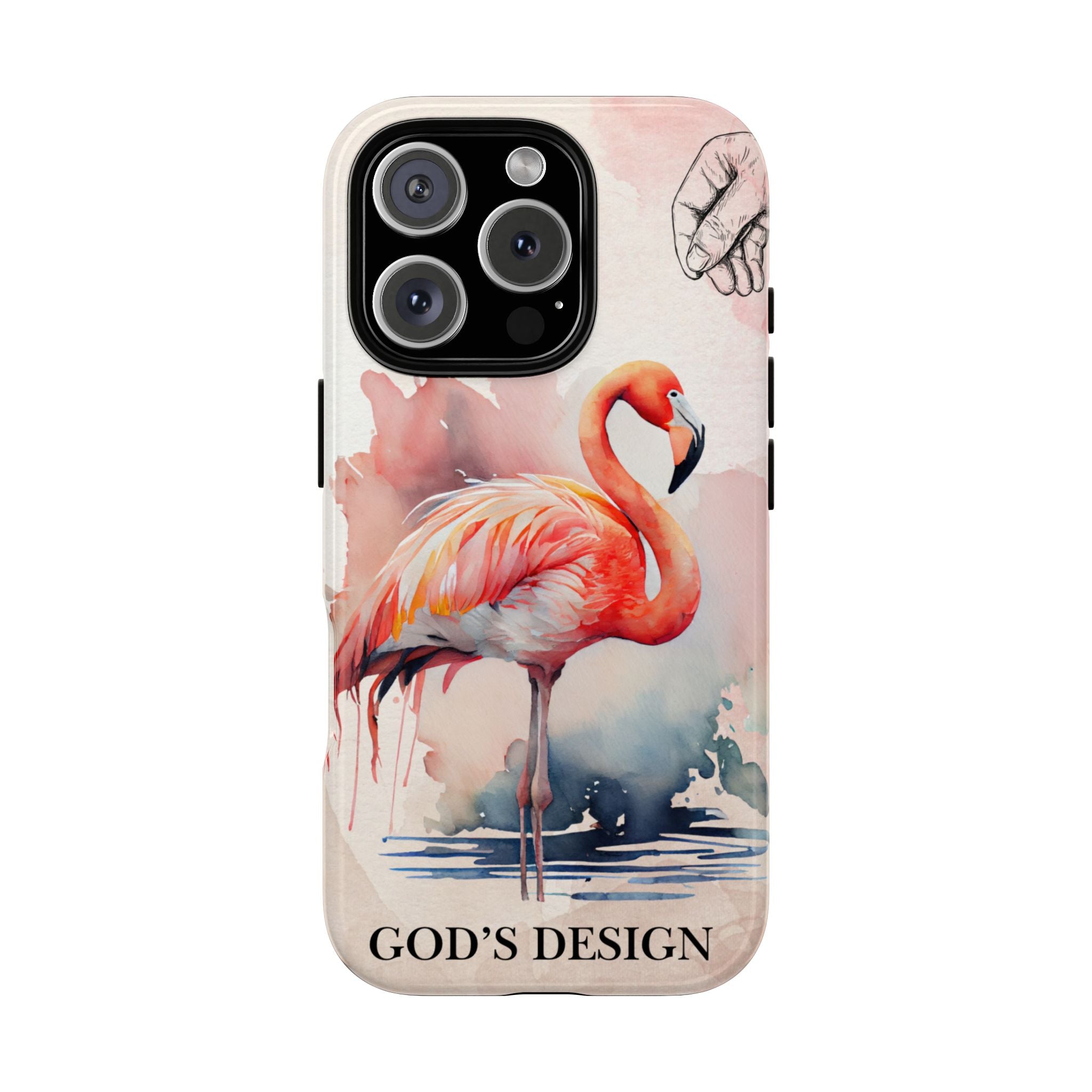God’s Design Pink Flamingo Case