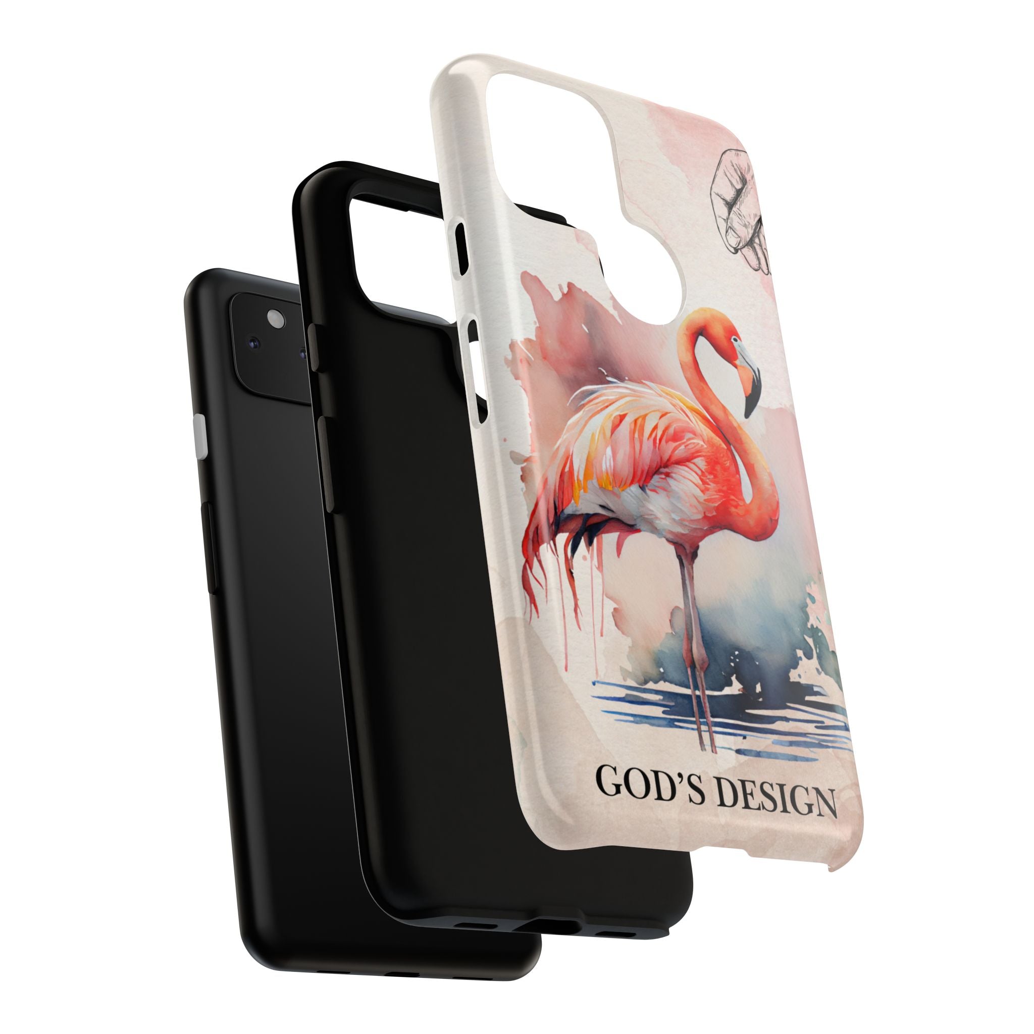 God’s Design Pink Flamingo Case