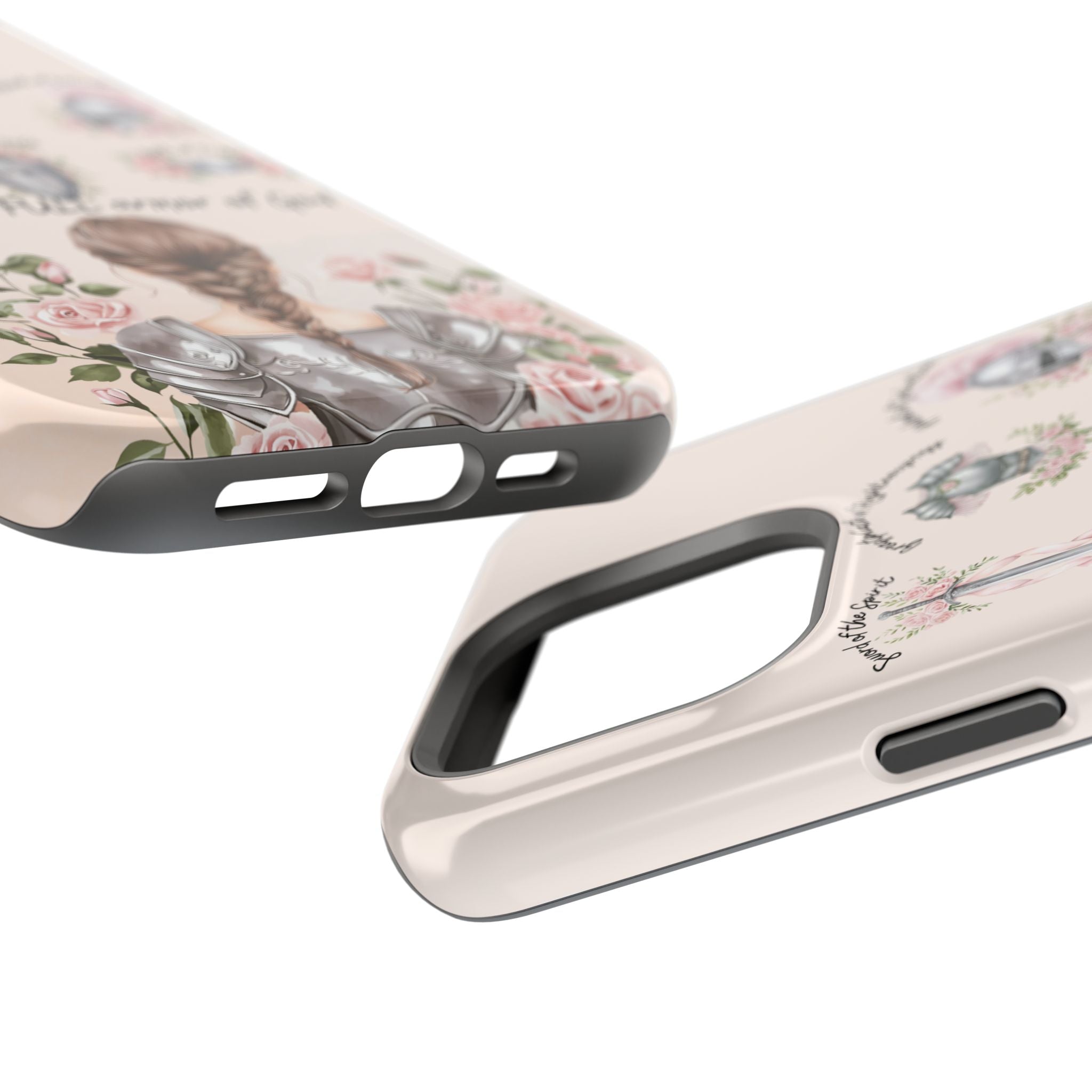 Armor of God (brown hair) phone case