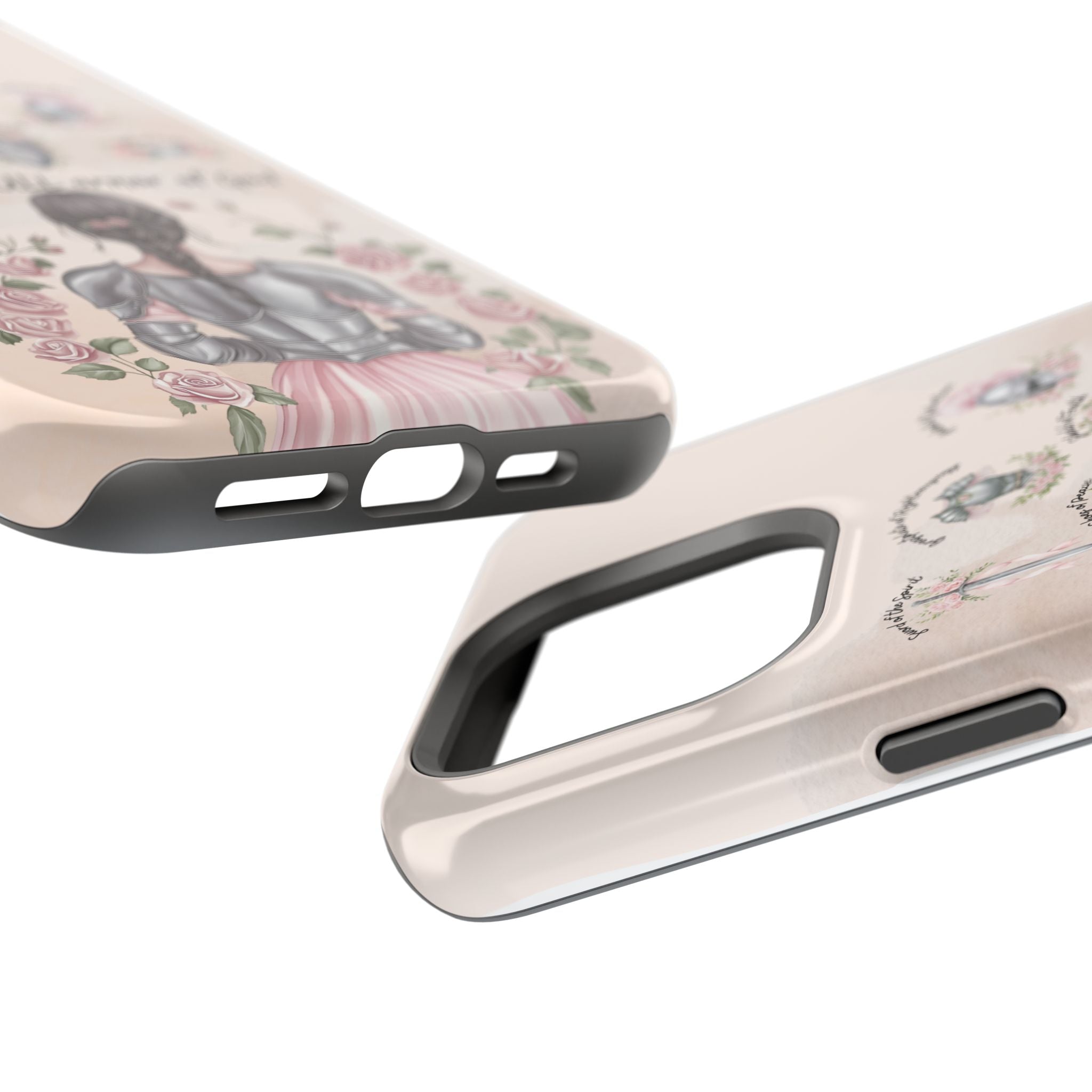 Armor of God Phone Case (dark hair, light skinned woman)
