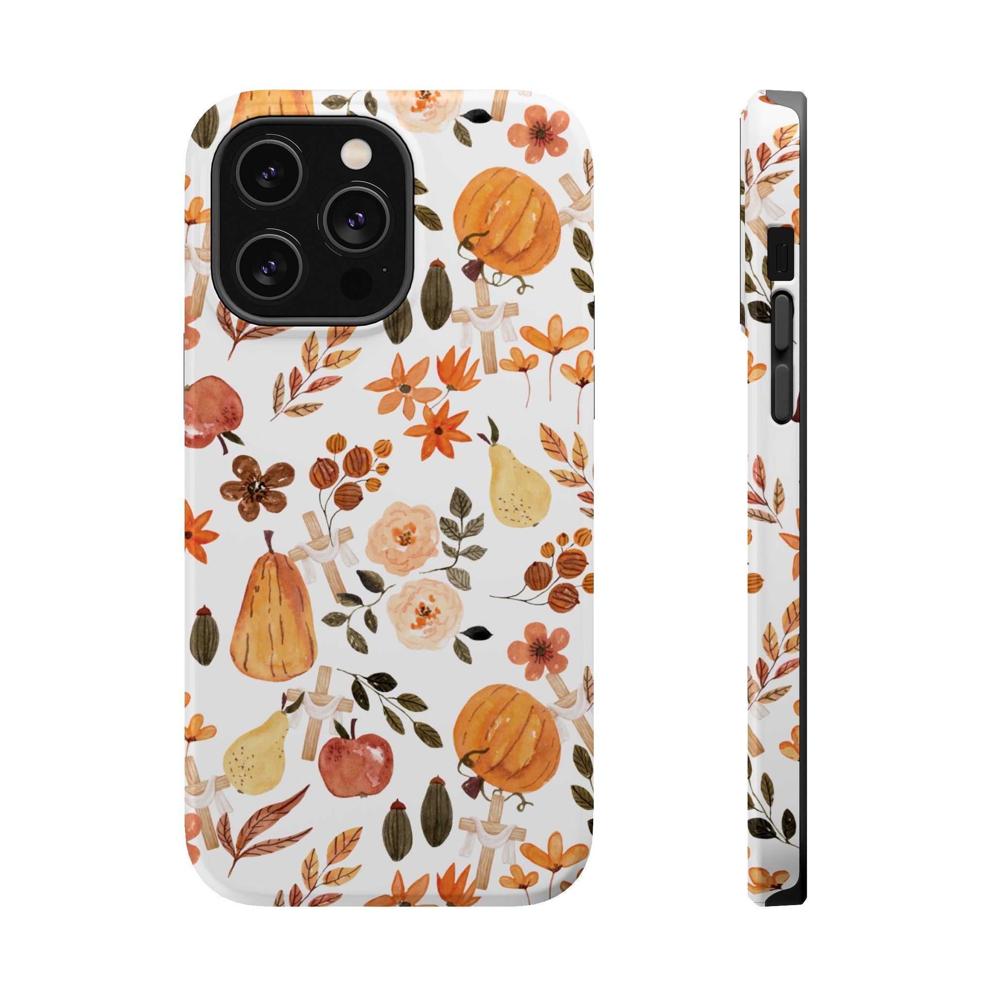 Autumn Cross & Pumpkin Phone Case