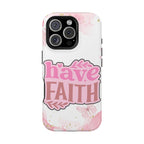 Have Faith Pink Butterfly Phone Case