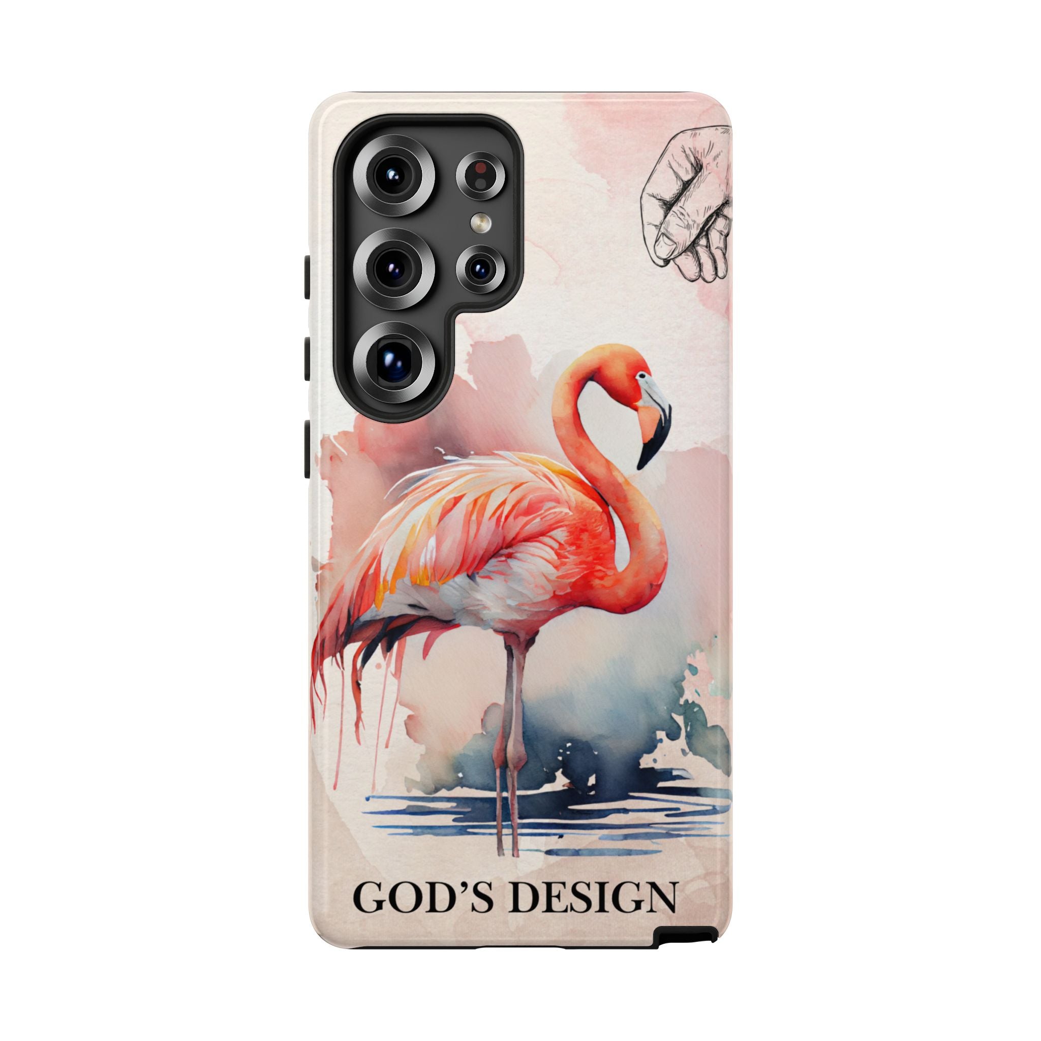 God’s Design Pink Flamingo Case