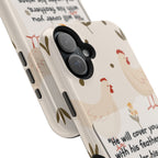 Psalm 91:4 Chicken Phone Case