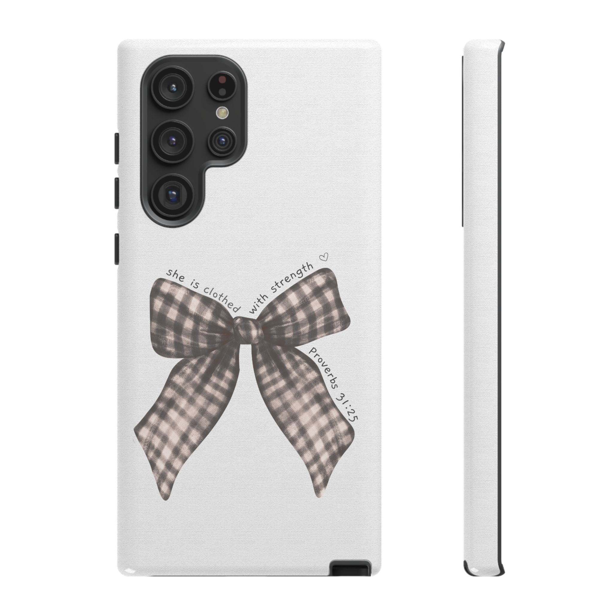 Proverbs 31 Rustic Bow Non MagSafe Phone Case