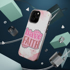 Have Faith Pink Butterfly Phone Case