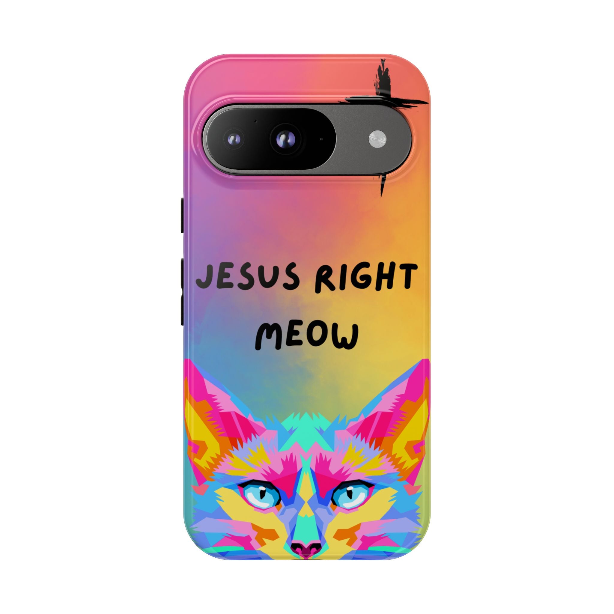 Jesus Right Meow Non MagSafe Phone Case