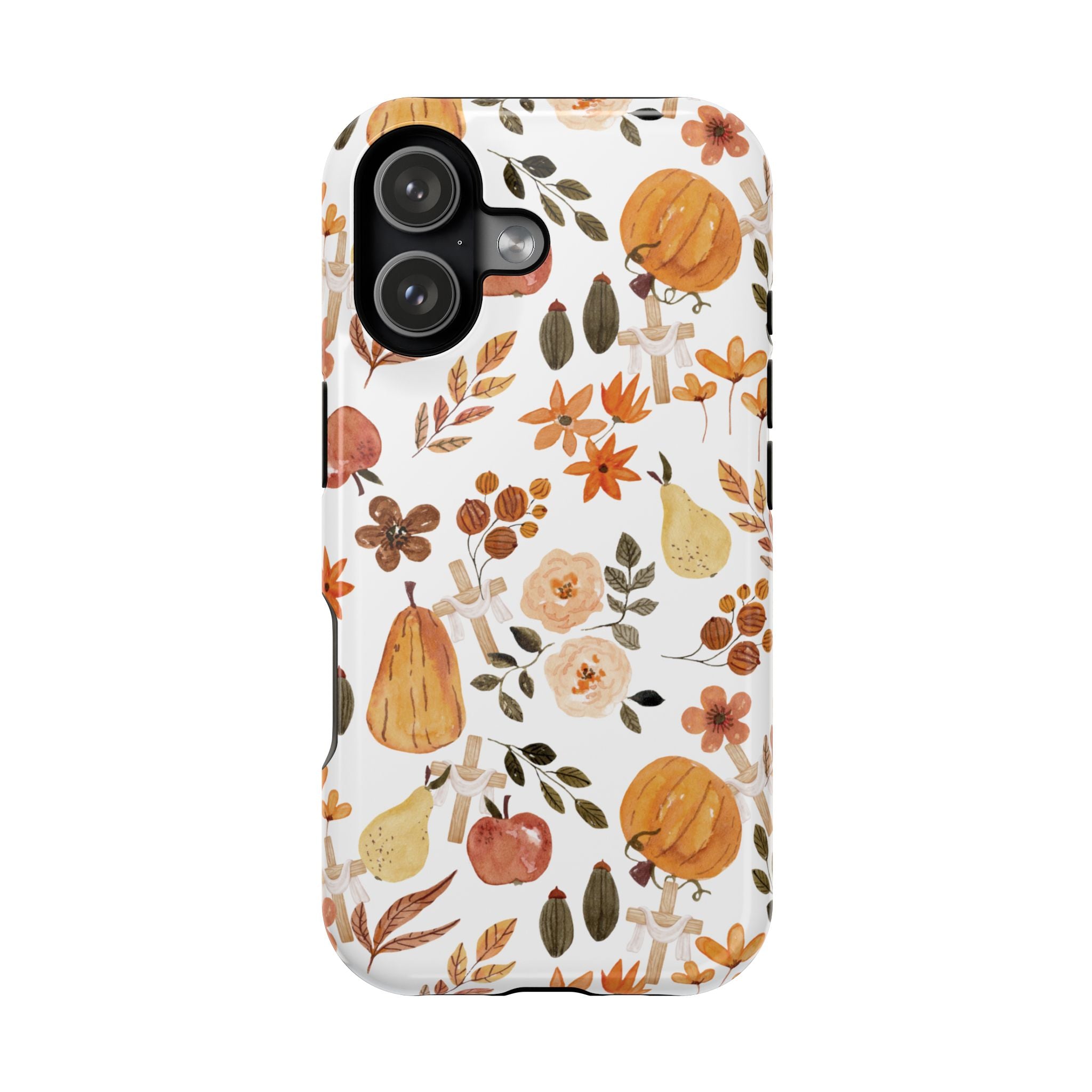Autumn Cross & Pumpkin Phone Case