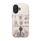 Armor of God Phone Case (dark hair, light skinned woman)
