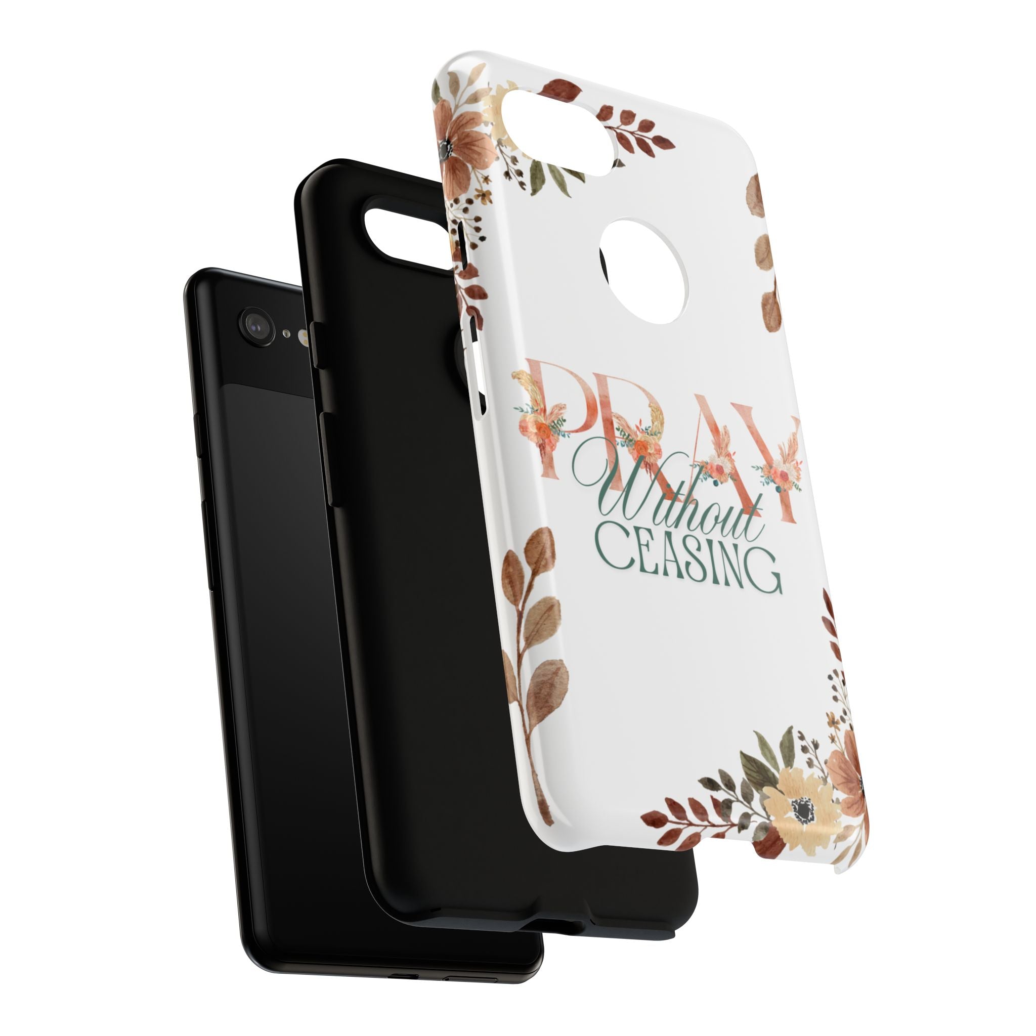Pray Without Ceasing phone case