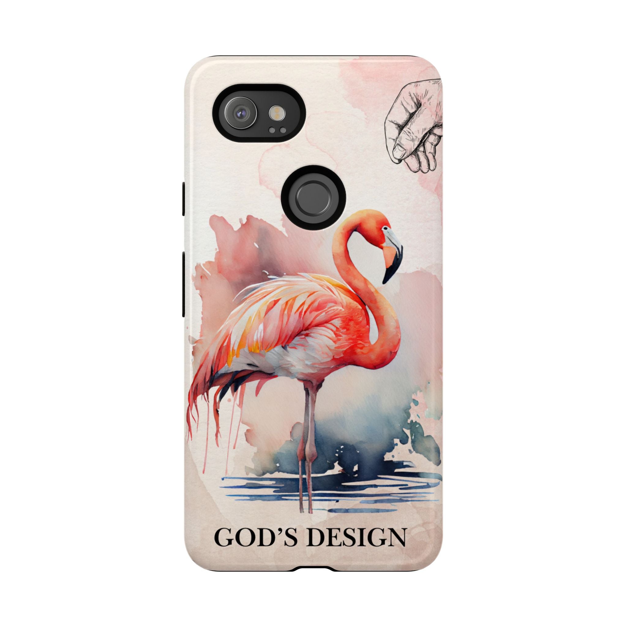 God’s Design Pink Flamingo Case