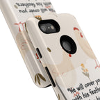 Psalm 91:4 Chicken Phone Case