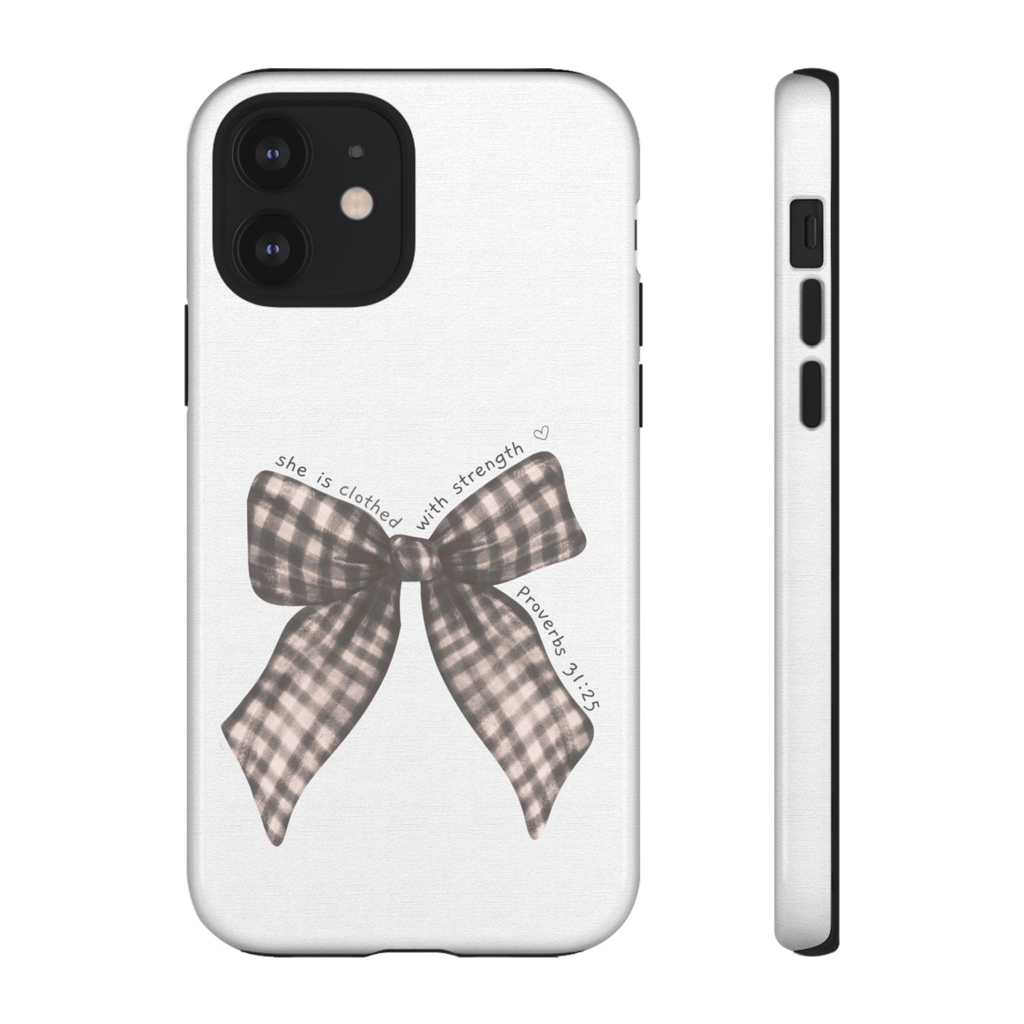 Proverbs 31 Rustic Bow Non MagSafe Phone Case