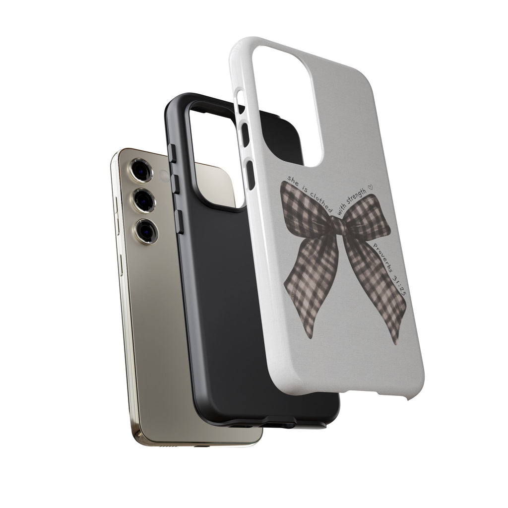 Proverbs 31 Rustic Bow Non MagSafe Phone Case