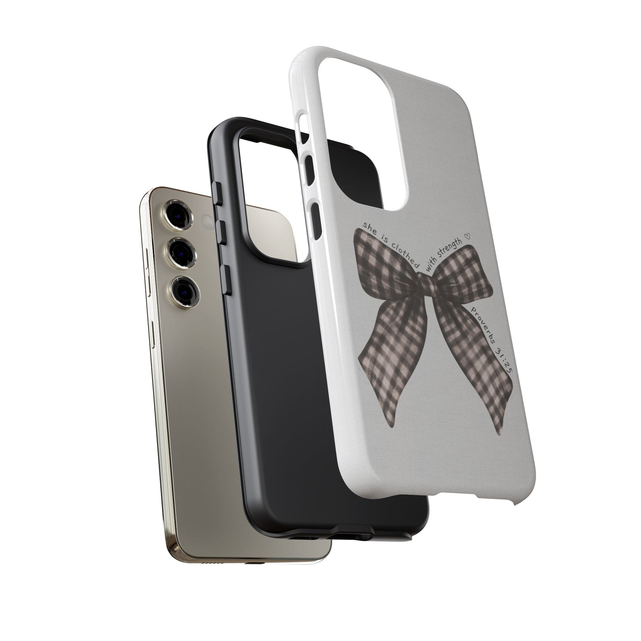 Proverbs 31 Rustic Bow Non MagSafe Phone Case
