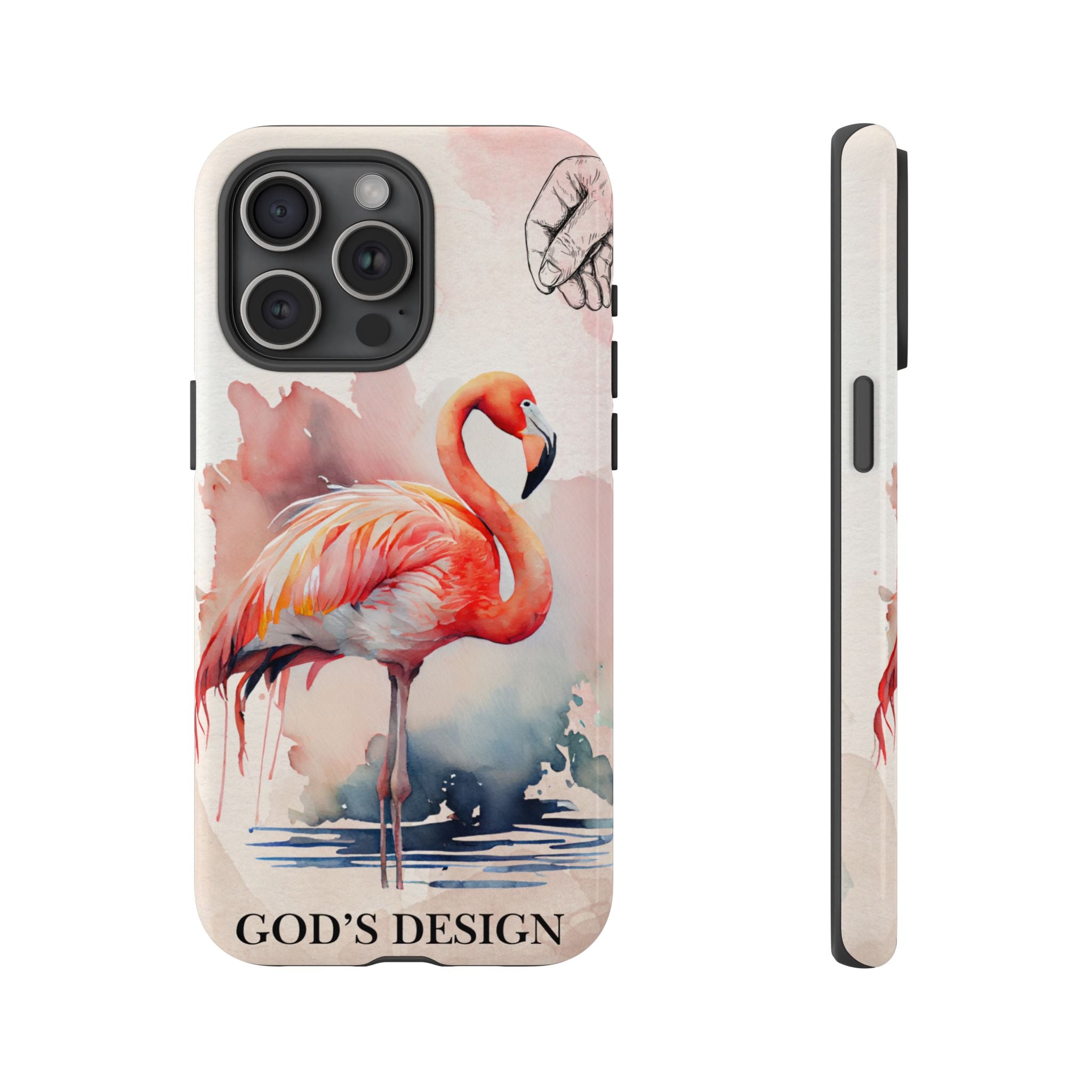 God’s Design Pink Flamingo Case