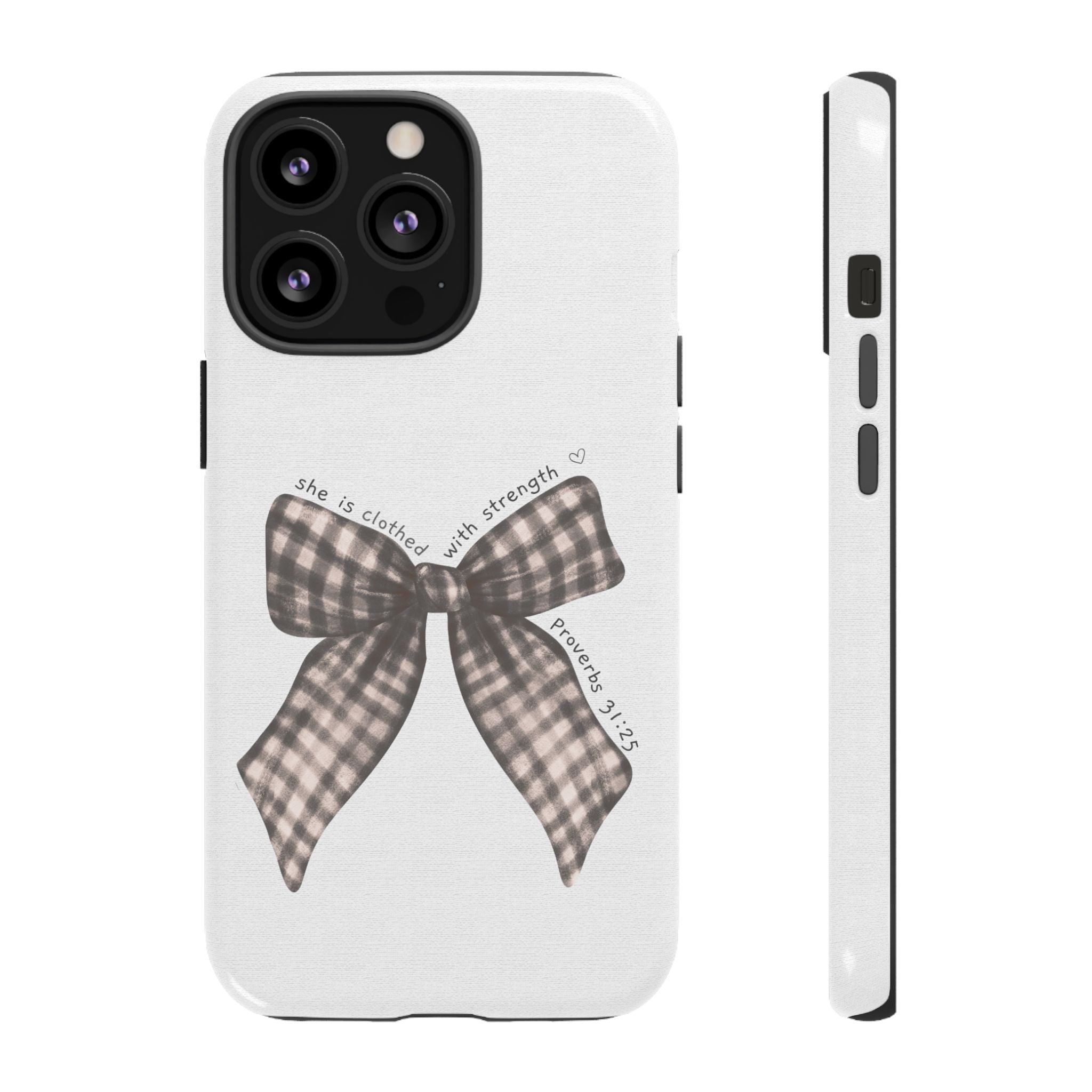Proverbs 31 Rustic Bow Non MagSafe Phone Case