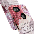 Matthew 6:28 Floral Samsung/Android Phone Case