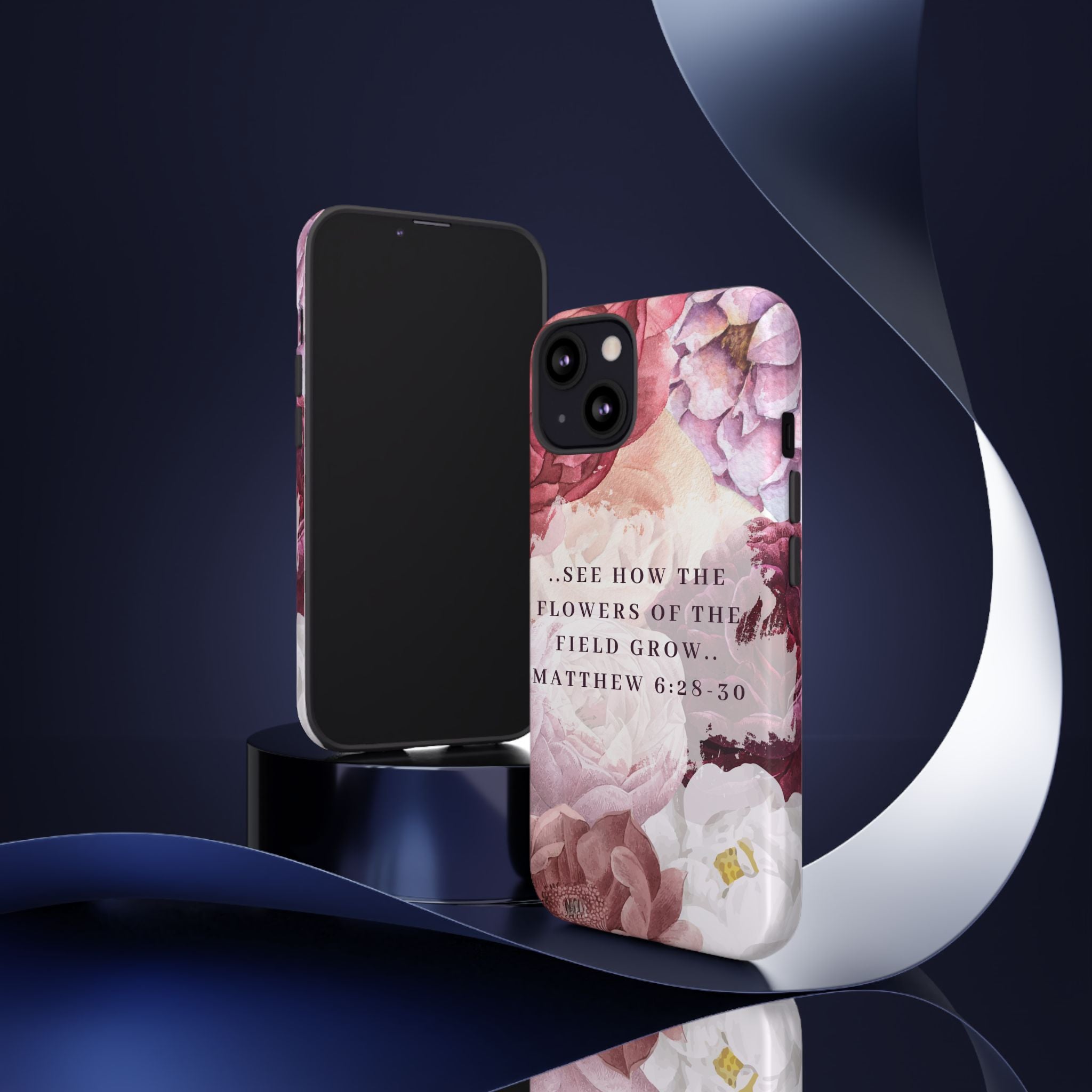 Matthew 6:28 Floral Samsung/Android Phone Case