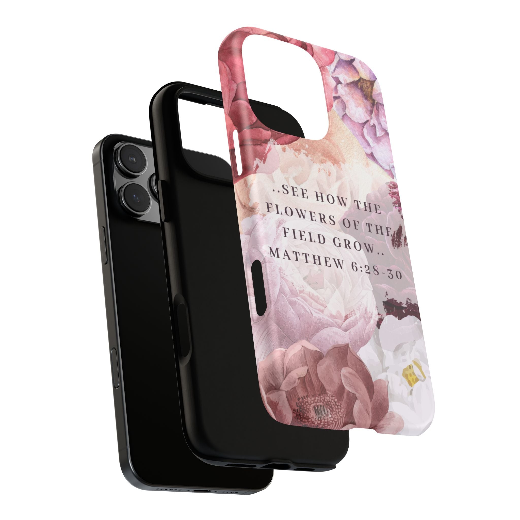 Matthew 6:28 Floral Samsung/Android Phone Case