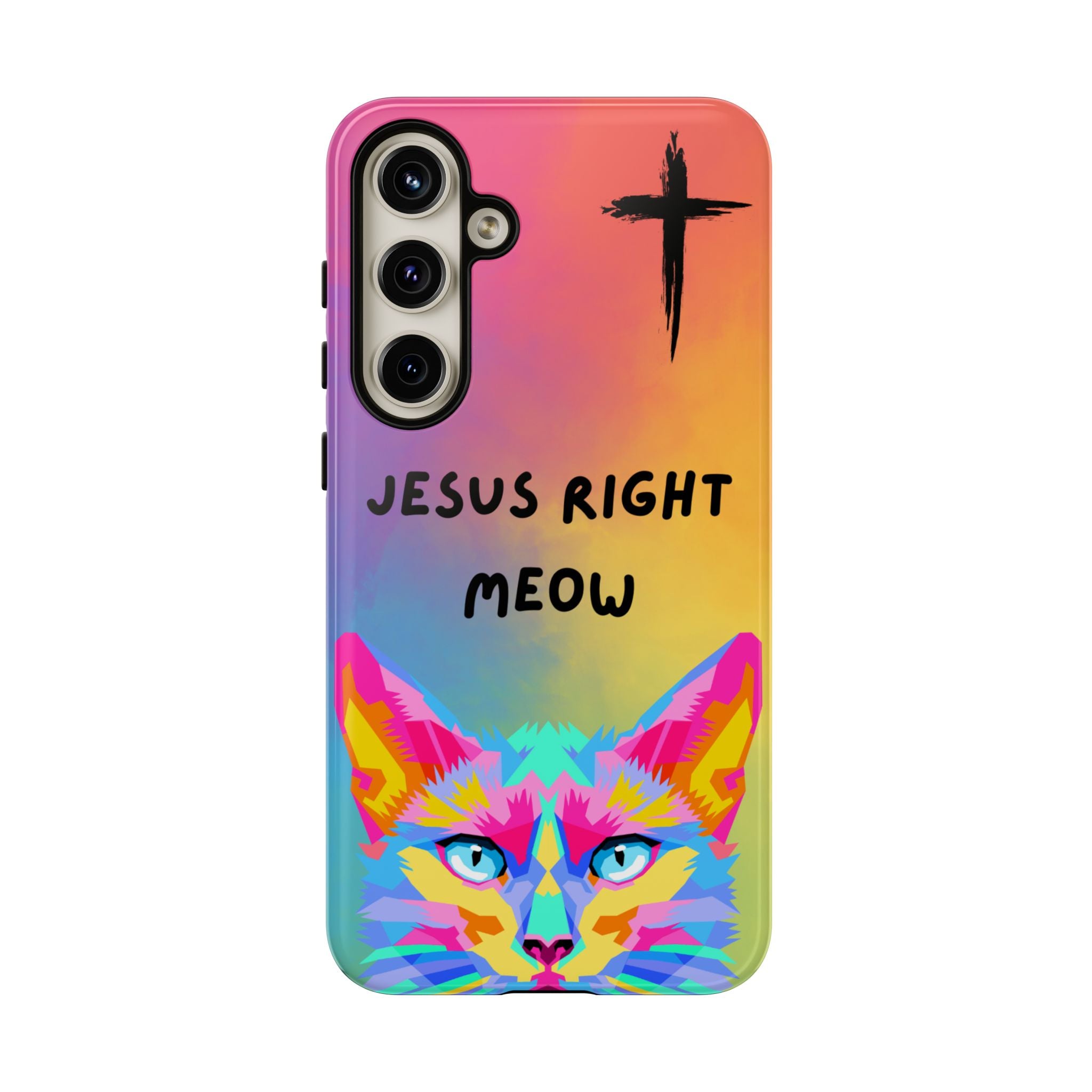 Jesus Right Meow Non MagSafe Phone Case