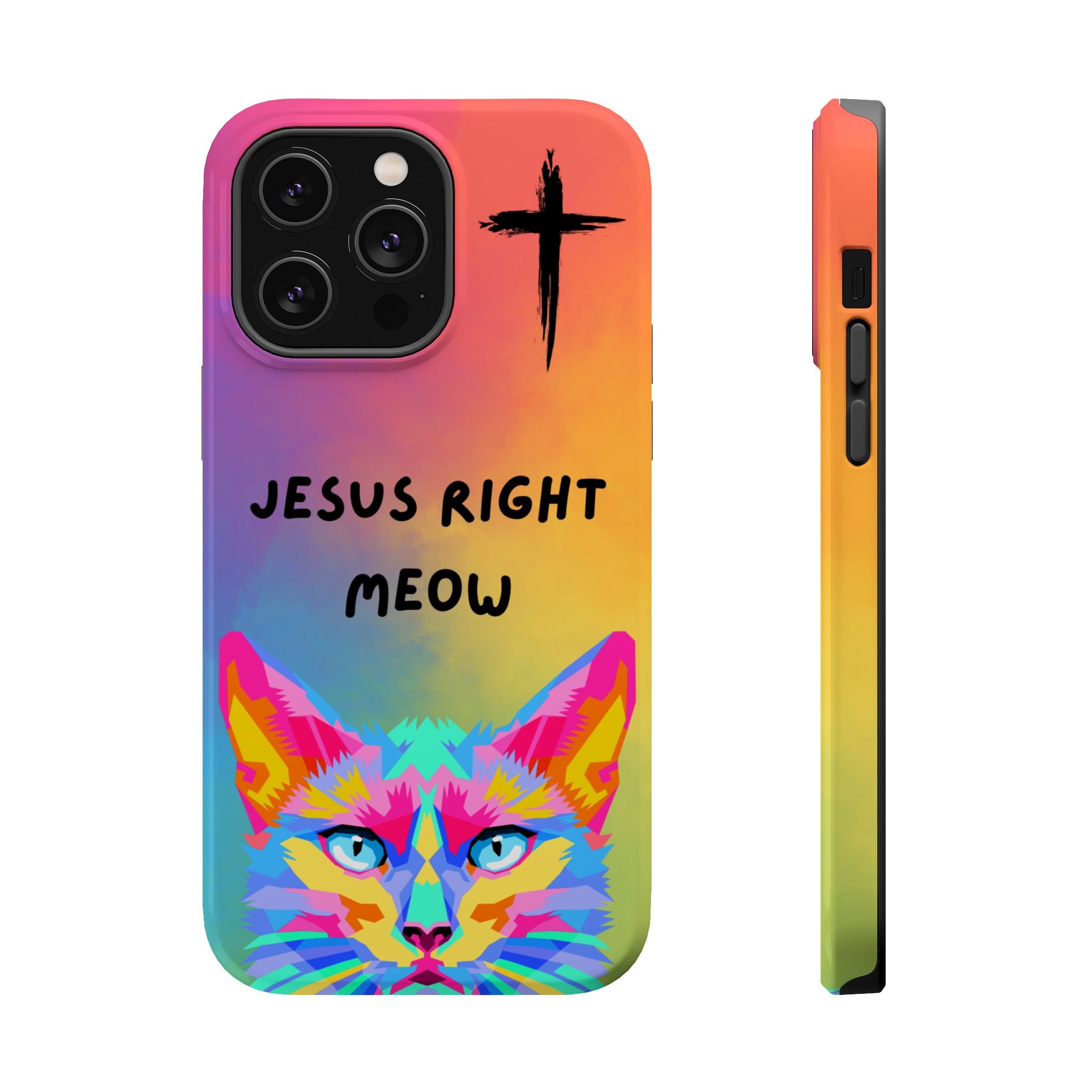 Jesus Right Meow Phone Case