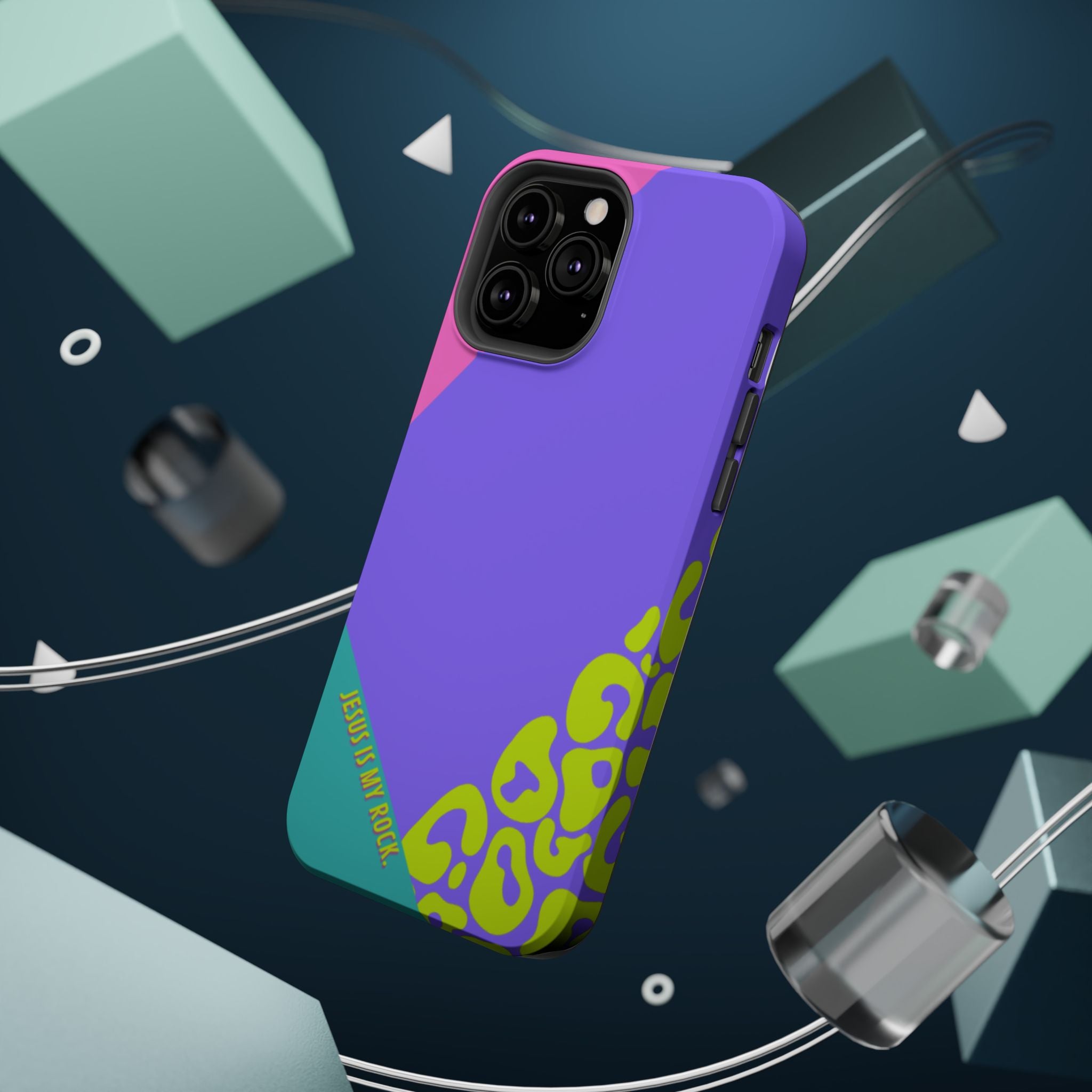 Jesus Is My Rock 90's Design Phone Case