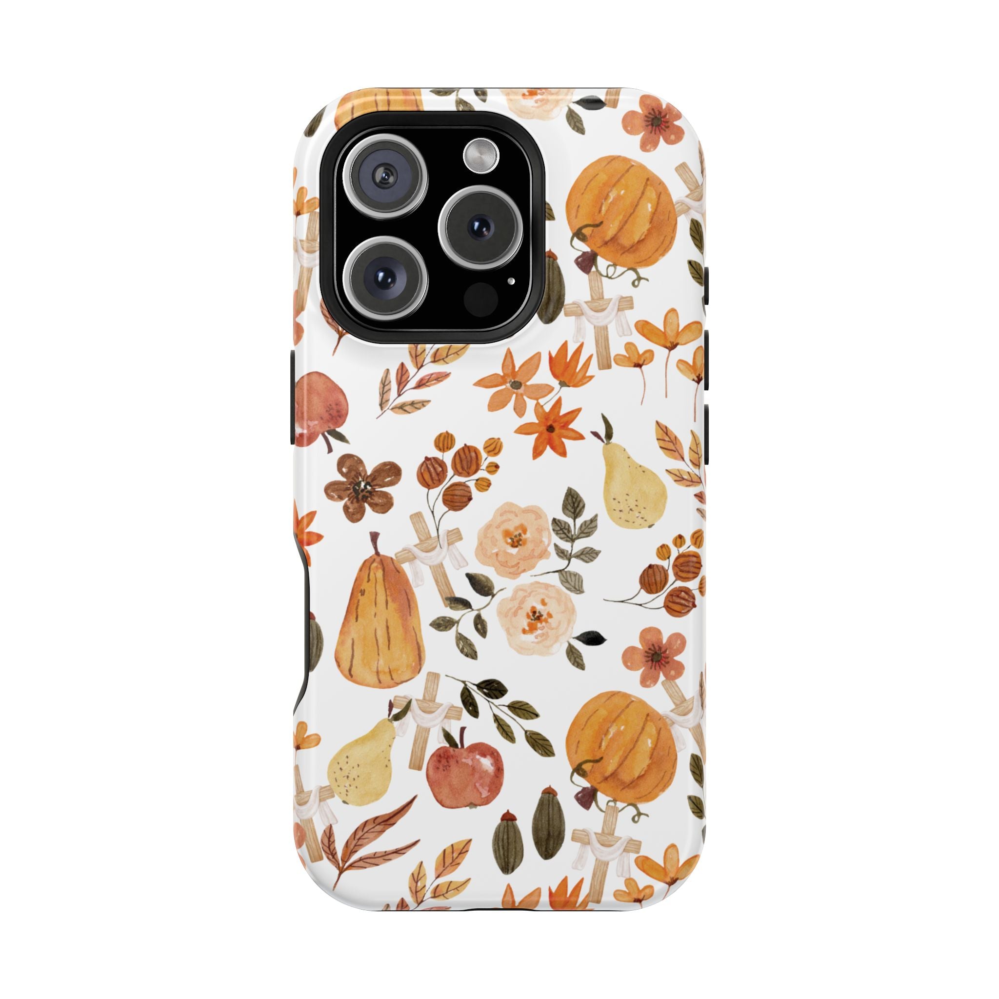 Autumn Cross & Pumpkin Phone Case