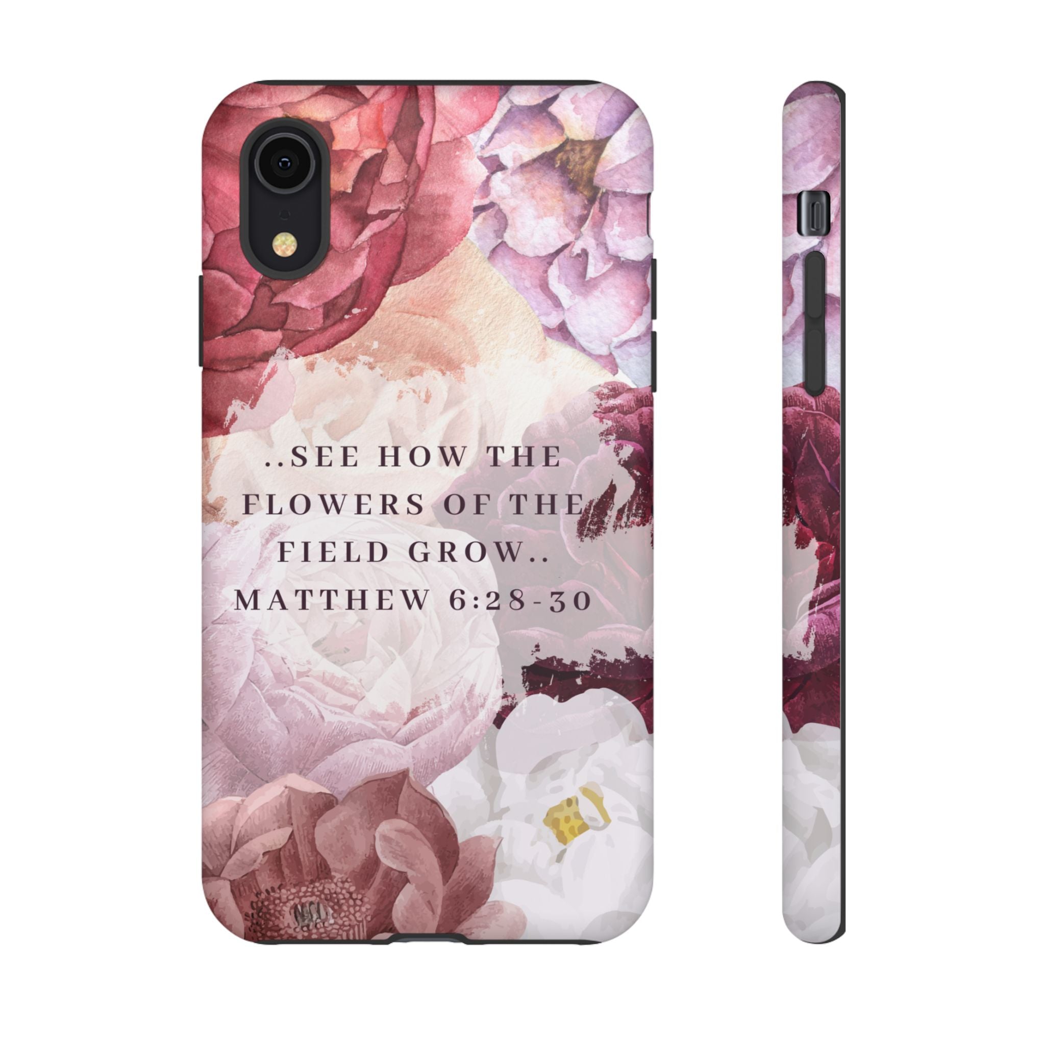 Matthew 6:28 Floral Samsung/Android Phone Case