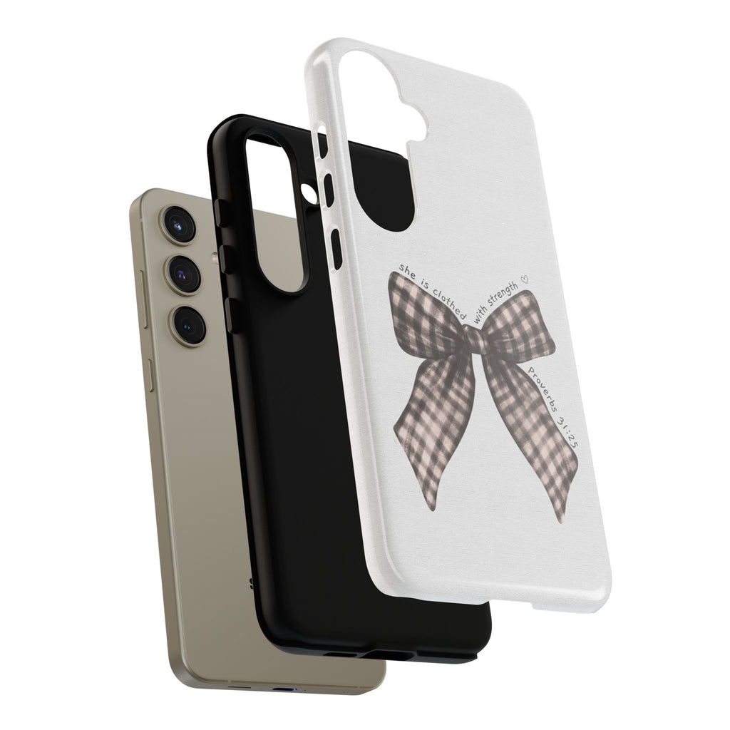 Proverbs 31 Rustic Bow Non MagSafe Phone Case