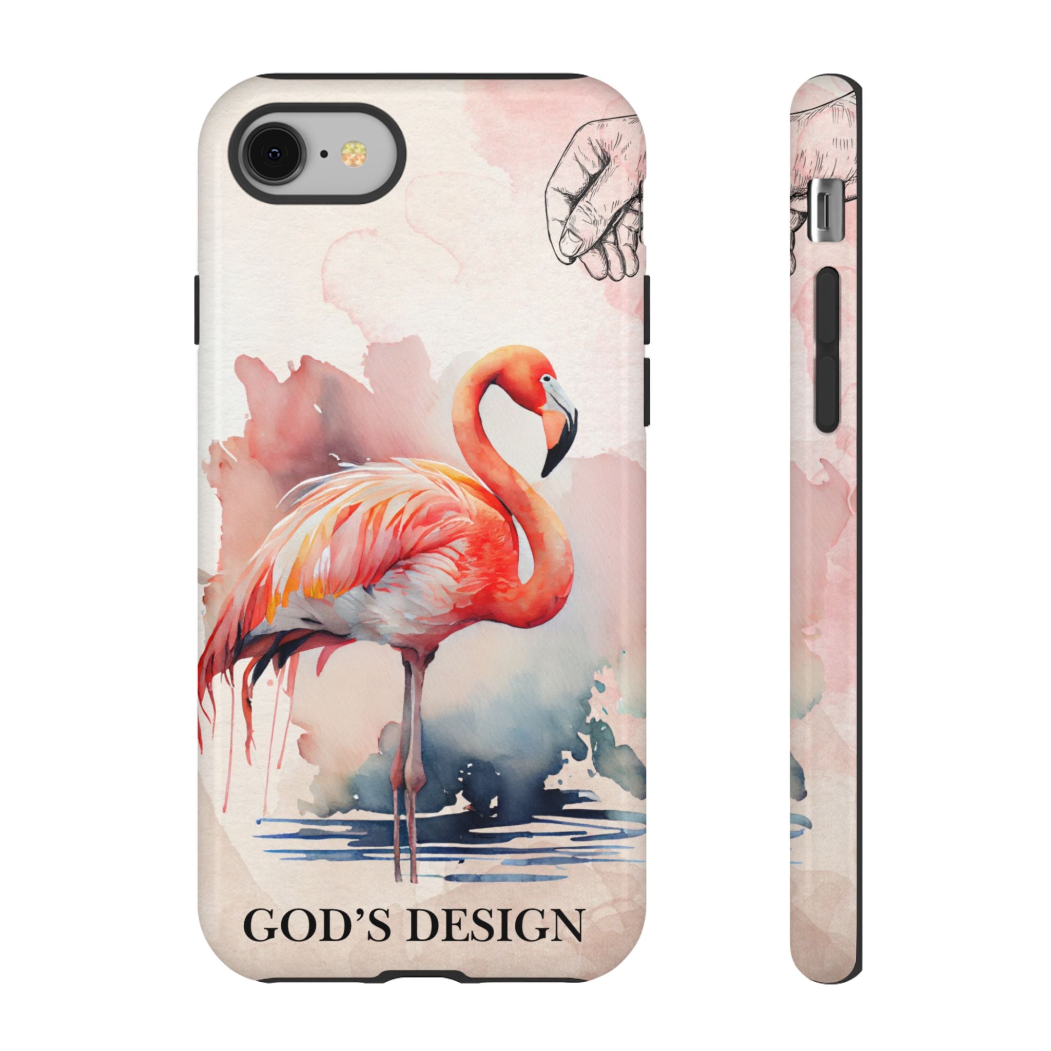 God’s Design Pink Flamingo Case
