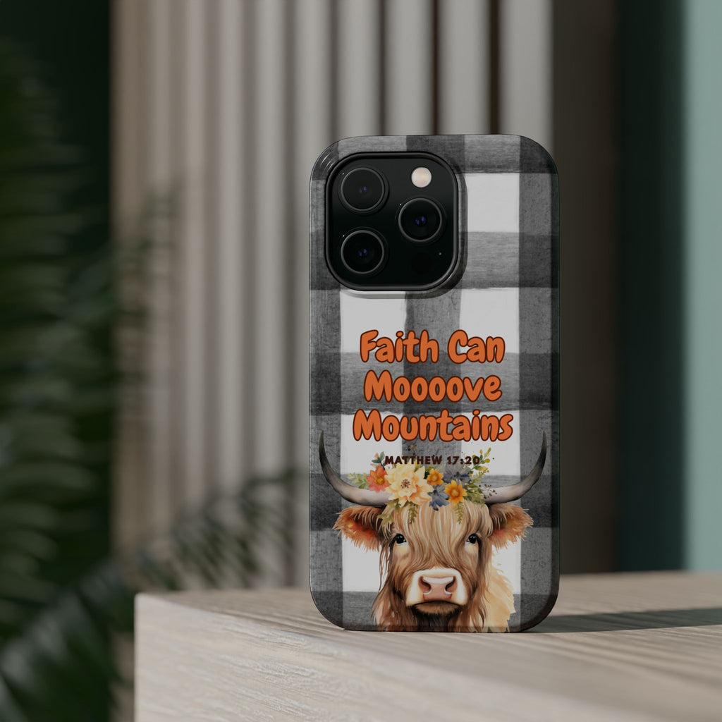 Faith Can Moooove Mountains Phone Case