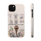 Armor of God (brown hair) phone case