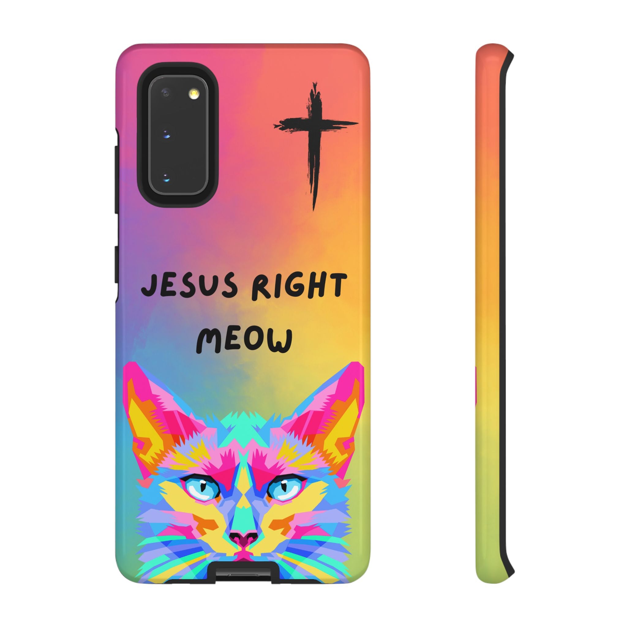 Jesus Right Meow Non MagSafe Phone Case