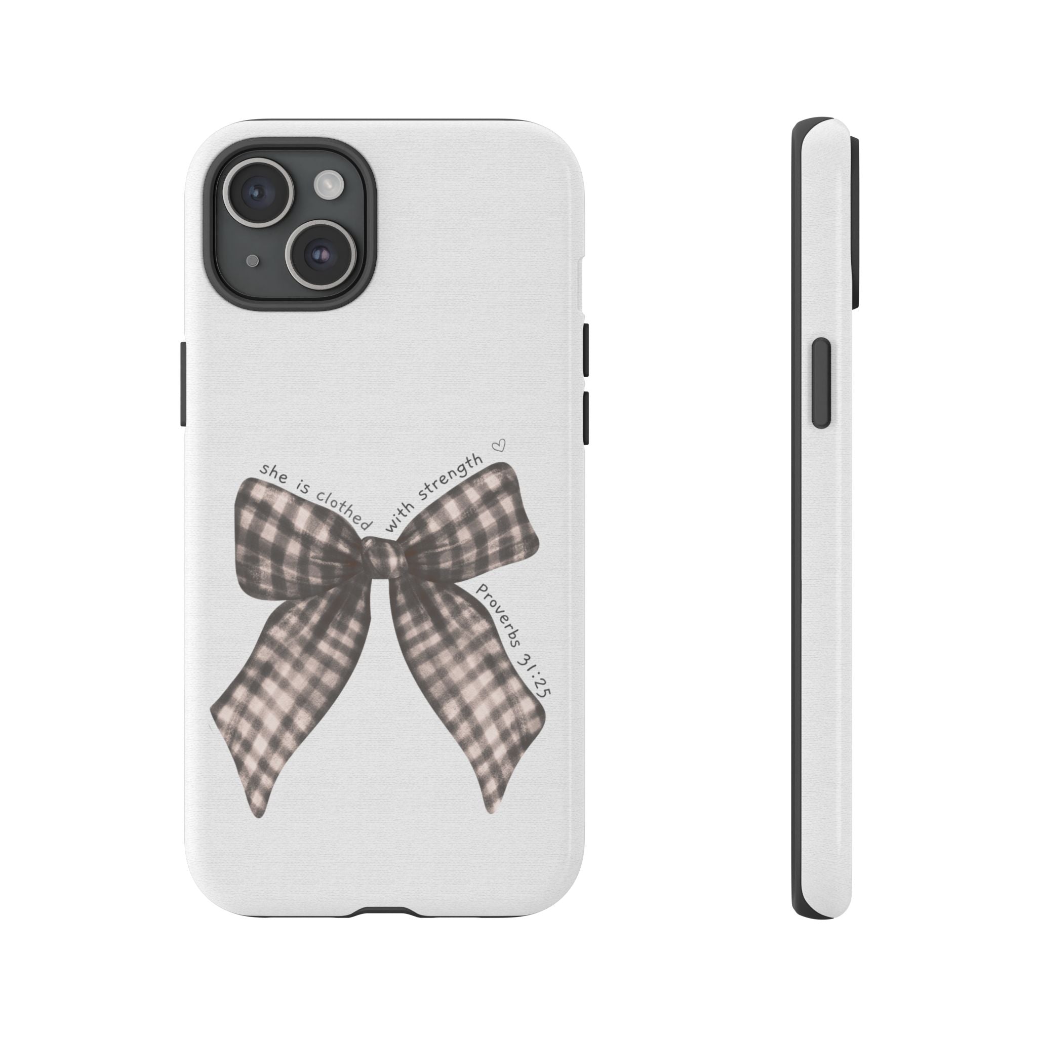 Proverbs 31 Rustic Bow Non MagSafe Phone Case