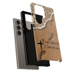 Footprints in the sand phone case