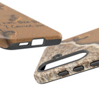 Footprints in the sand phone case